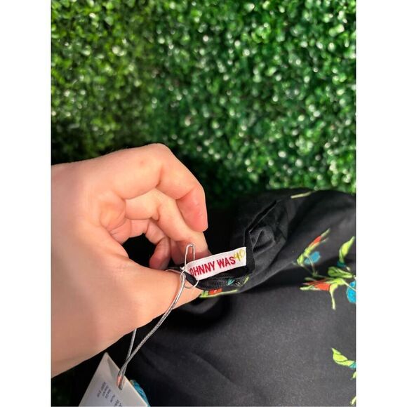 Johnny Was Floral Linen and Viscose Throw Pillow NWT $168 Retail - Picture 4 of 6